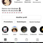 Compte Instagram 10,3k Manga