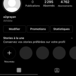 Je vend mon compte insta a 2k2 abonnés