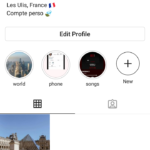 Compte perso instagram