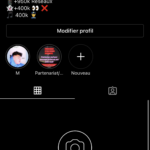 Vend compte Instagram 128k