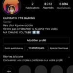 Vand compte Instagram de 3,5 abonnés