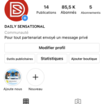 Vend compte Instagram 85k