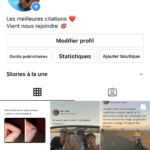 Compte Instagram citation 62k a vendre