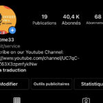 Compte Instagram 40k