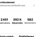 Compte Instagram 390.000 Followers