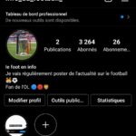 Compte insta 3k6 français actif