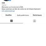 Compte insta sur la gaming avec 10K abonnés français