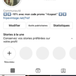 Compte Instagram avec 10.7k