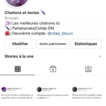 Compte Instagram citation de 14k