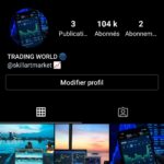 Compte 100k abonnés( trading)