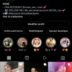 Compte insta mode BlackPink avec 160k, abonnés Asie & Europe & USA