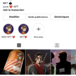 Compte Instagram 75k NFT