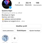 Compte Instagram avendre 25k