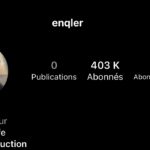 Vend compte Instagram 403k