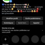 COMPTE INSTAGRAM SUR LES TWEETS DE RIRE AVEC 64K ABONNÉS FRANCE 66 % ALGERIE 5 % BELGIQUE 4 %