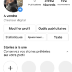 Compte Instagram 3,9K