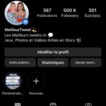 Compte insta humour & blagues avec 500.000 abonnés français