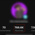 Compte TikTok 750 000