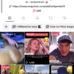 Compte Instagram , Snapchat : tiktok