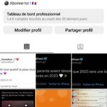 Compte 1400 abonnés français actifs