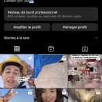 Compte insta actif à vendre