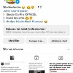 Compte Insta d'humour avec 335K abonnés français