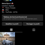 Compte Insta sur les voitures 10.3k abonnés français