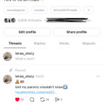 Compte Threads + Instagram