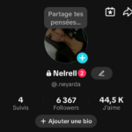 Compte tiktok - 6k abo +40k Like - @.neyarda - compte égyptien